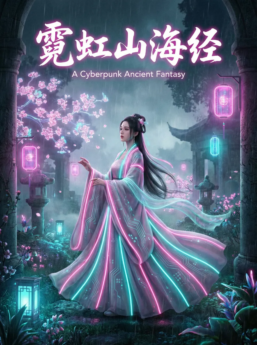 每日 古风奇缘短剧 - 霓虹山海经海报